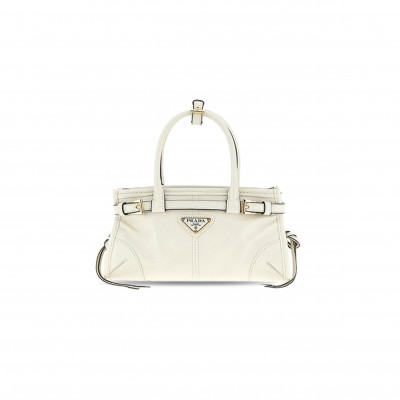 PRADA BONNIE LEATHER MINI HANDBAG 1BA486 (23.5*12*9cm)